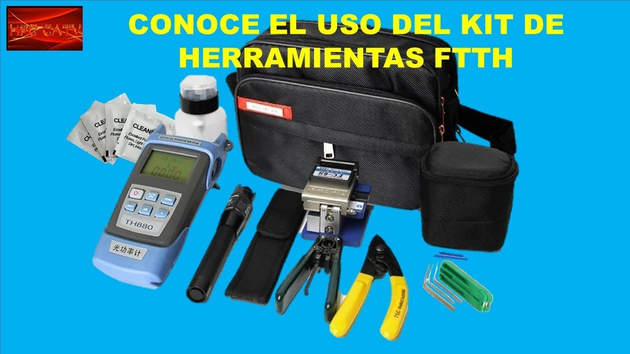 COMO USAR EL KIT DE HERRAMIENTAS FTTH