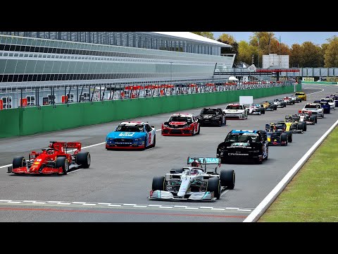 F1 2020 Cars vs NASCAR 2020 Cars at Monza