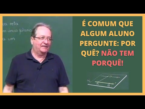 OS AXIOMAS DA GEOMETRIA ESPACIAL | Eduardo Wagner