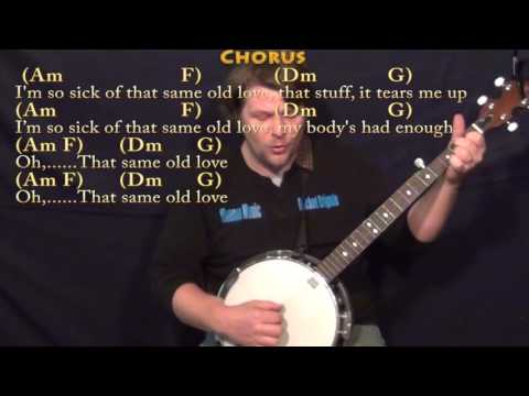 Same Old Love (Selena Gomez) Banjo Cover Lesson in Am with Chords/Lyrics