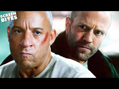 Dom Toretto vs Deckard Shaw | Furious 7 (2015) Final Fight | Screen Bites