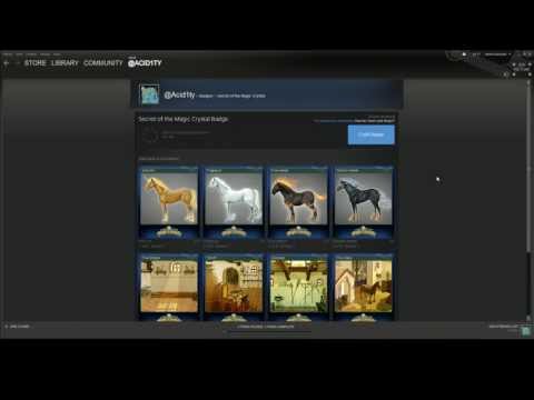 Steam Trading Cards - Secret of the Magic Crystal Level 1 Badge Crafting