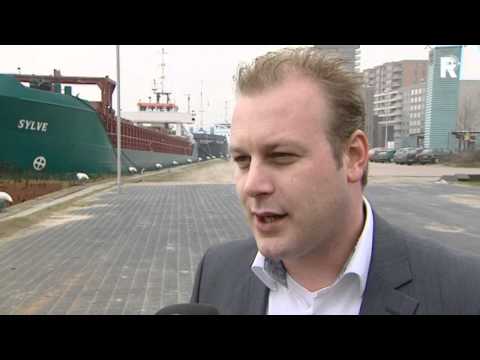 Groot transport op weg naar Rotterdam