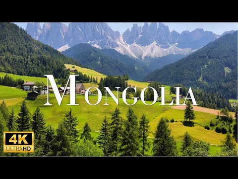 Mongolia 4K - A Scenic Relaxation Film With Calming Music