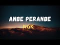 Anbe Peranbe song | NGK | Lyrical video | Lyric Canvas