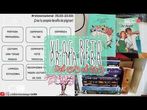 Vlog || Reto Primaveral || Del 15 Al 23 De Marzo 2025 ️