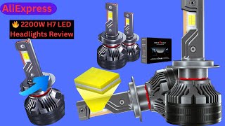 2200W H7LED Headlights Review|880000LM Canbus Turbo Bulbs H4 H11 H19005 9006 9012 HIR2 H8 H9 HB3 HB4