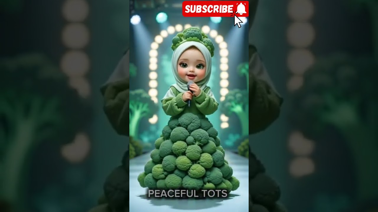 Alif Baa Taa Saa 🌿👶🎤🥦🥕🍆 | Viral Short ✨ Peaceful Tots