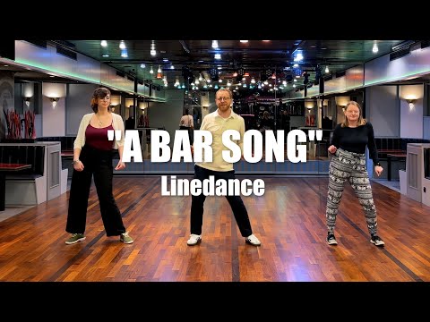 "A Bar Song" Beginner Linedance / A Bar Song (Tipsy) - Shaboozey