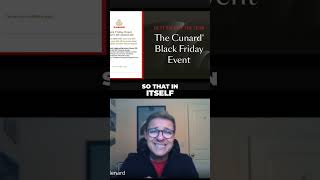 Cunard Black Friday Cruise Deals! #shorts