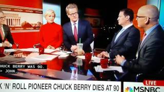 Joe Scarborough states Chuck Berry is King of Rock n Roll