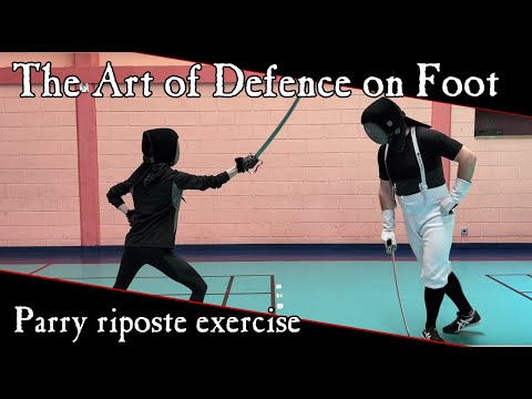 British Military Sabre Instruction - Parry Riposte