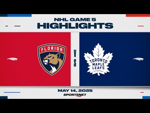 NHL Game 5 Highlights | Panthers vs. Maple Leafs - May 14, 2025