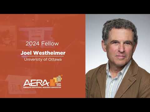 2024 AERA Fellows - Joel Westheimer