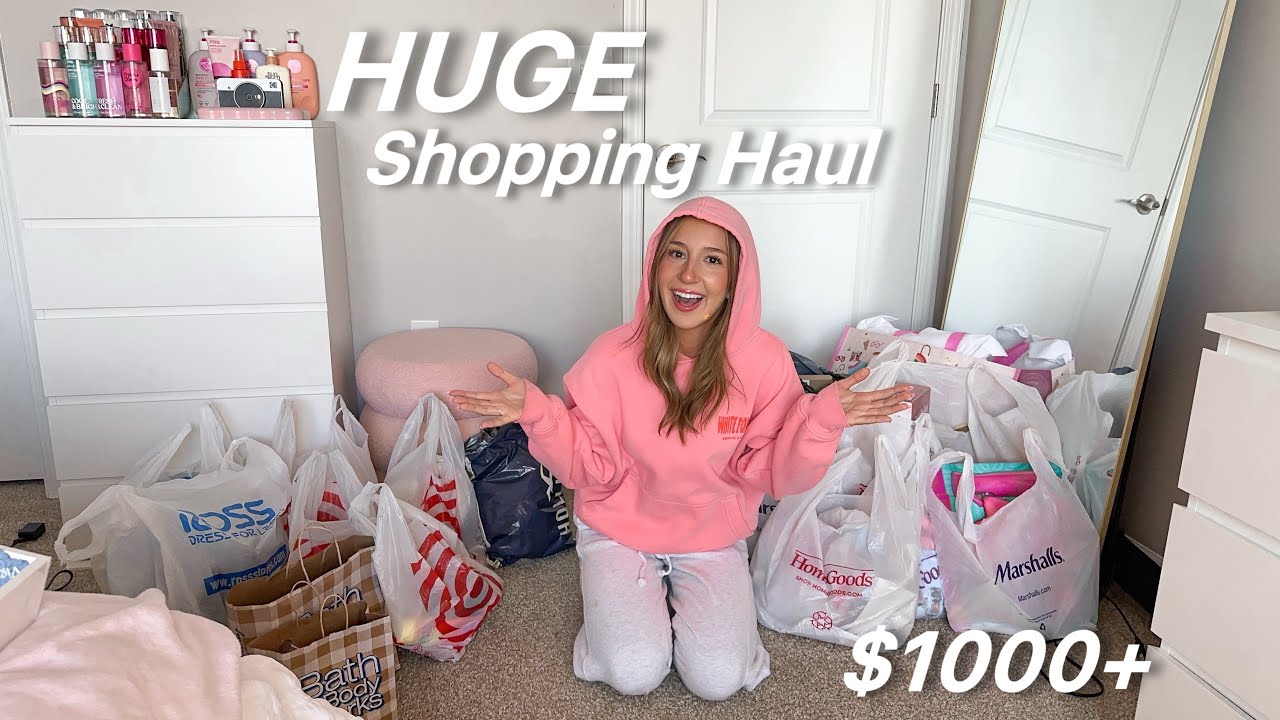 HUGE SHOPPING HAUL | I spent $1000+ - YouTube video featuring the word bump