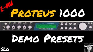 Video thumbnail for E-mu | Proteus 1000 | Factory Presets Demo by Simon Le Grec