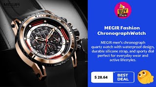 MEGIR Fashion Chronograph Watch for Men