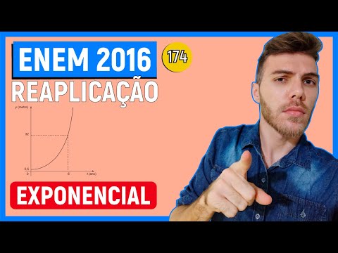 🛑174 Enem 2016 REAPLICAÇÃO - EXPONENCIAL - Admita que um tipo de eucalipto tenha expectativa de