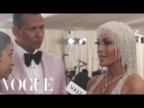  (Jennifer Lopez on Her Most Extravagant Fashion Moment | Met Gala 2019 With Liza Koshy | Vogue)