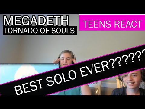 Teens Reaction - Megadeth ( Tornado of Souls )