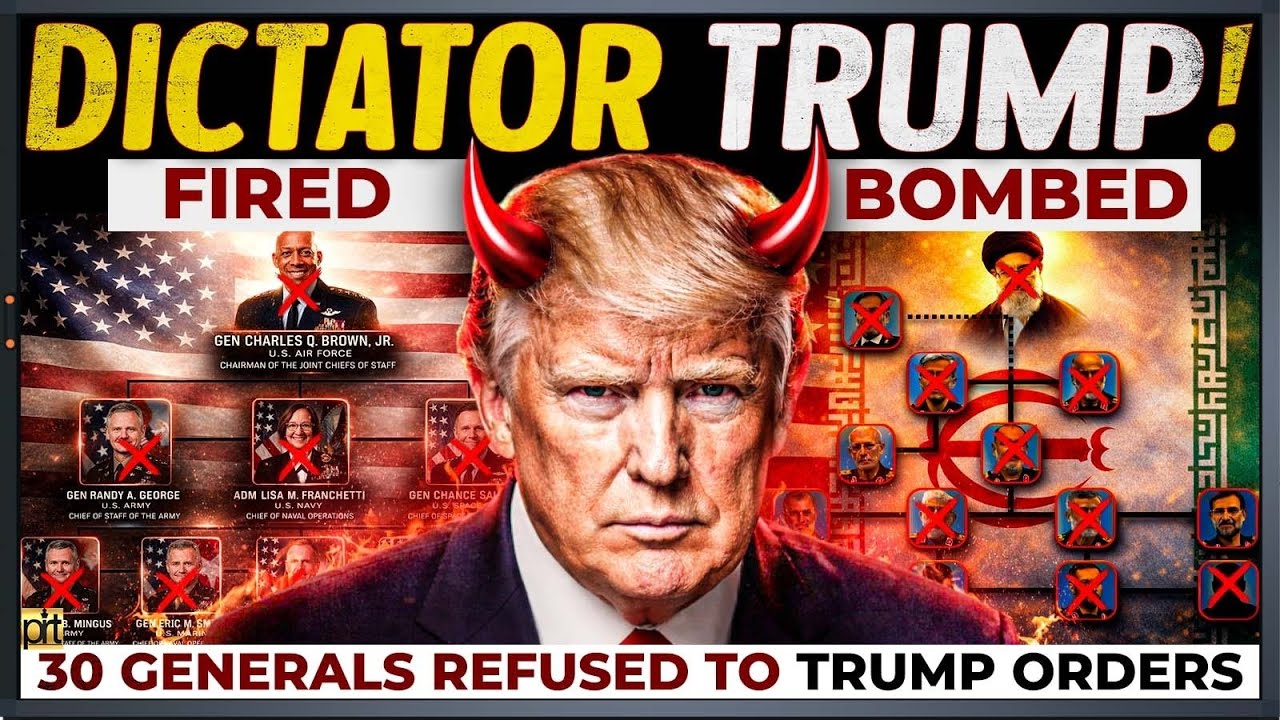 Trump Fired 12 Military Generals in Middle of Iran War! Regime Change 😕