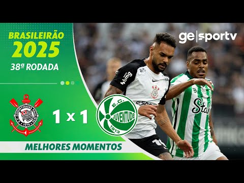 Gols e lances de Corinthians x Juventude-RS