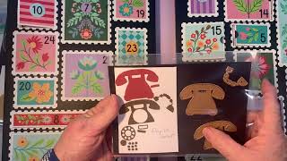 Days 1 - 12 of the 2025 Spellbinders Crafting Advent Calendar