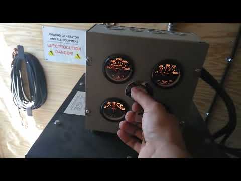 Intech equipment generator Kubota diesel engine