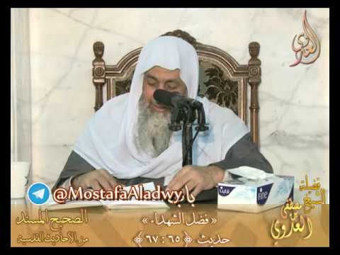  شرح الأحاديث القدسية –  باب ( فضل الشهداء ) ح 65 إلى 67 لفضيلة الشيخ مصطفى العدوي 