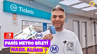 PARİS'TE UCUZ ULAŞIM; PARANIZI BOŞA HARCAMAYIN ! PARİS'TE METRO BİLETİ NASIL ALI