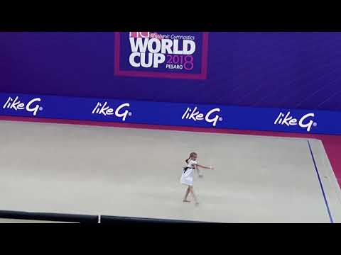 Martina Lamberti esibizione alla World Cup diPesaro 2018