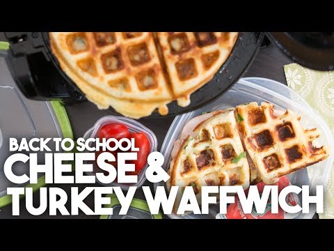 🌮 Grilled CHEESE & TURKEY WAFFWICH | Back to SCHOOL | Easy Weeknight Meals | Kravings