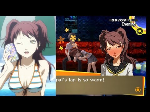 Persona 4 Golden: Rise Romance Max Social Rank (1 to 10) (All Dates & Romance Scenes)
