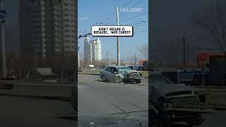 The stuff that happens when ur already running late #traffic #caraccident #baddrivers #dashcam #fail