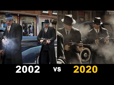 Mafia - Original (2002) vs Remake (2020): Restaurant Scene Comparison