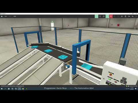 Sorting Station Exercises in Factory IO Simulator