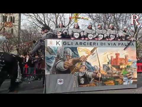 STORICO CARNEVALE DI IVREA 2026. Parata dei Carri da getto