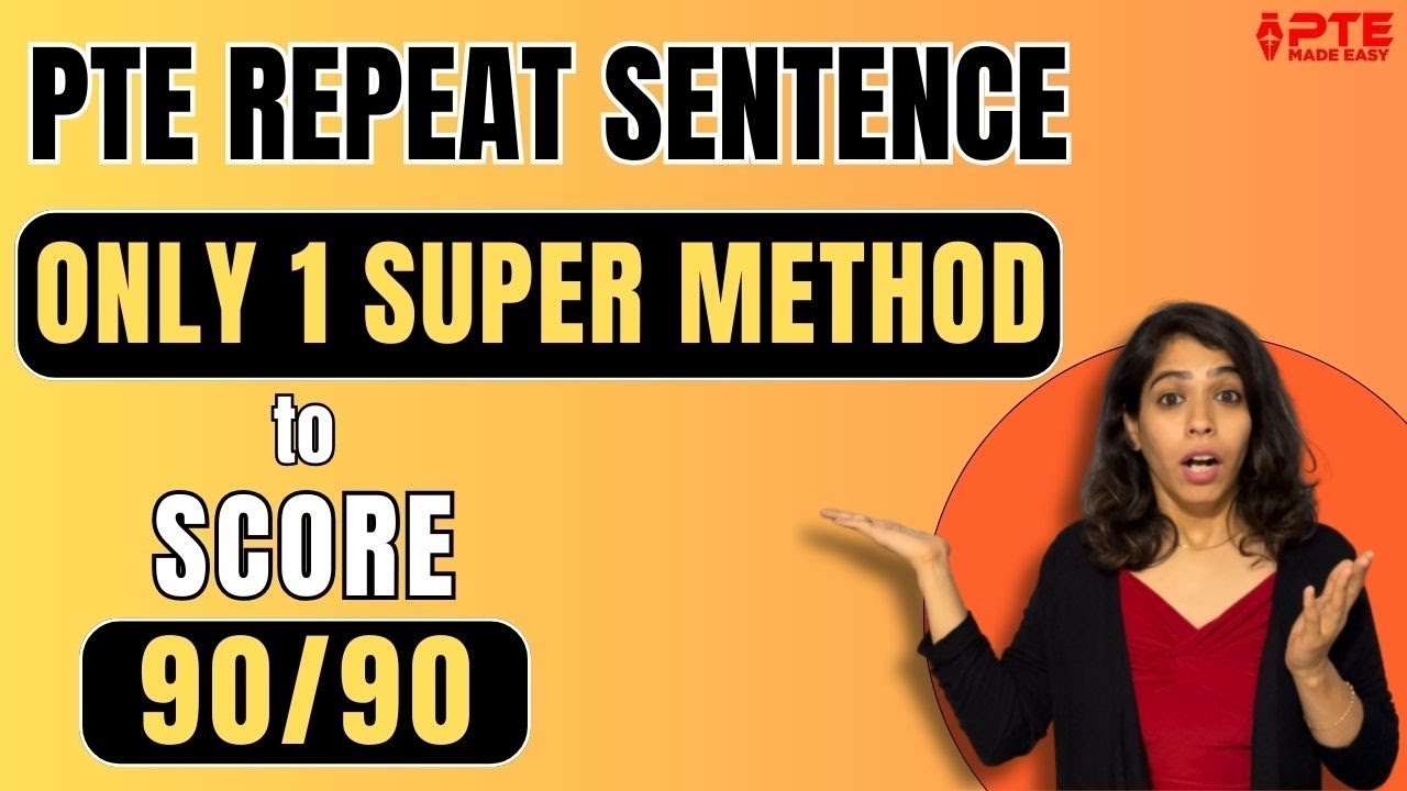3 tips to score 90/90 in PTE | Super Method for PTE Speaking-Repeat Sentences by Sonam Sandhu