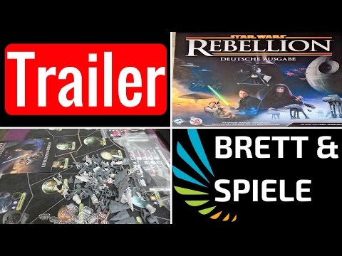 Star Wars Rebellion (Deutsch Ausgabe) - Brettspiel / Trailer-Unboxing / Deutsch
