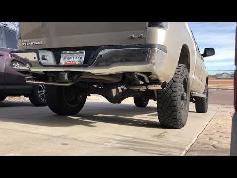 MBRP Dual Exhaust Warm Startup Toyota Tundra