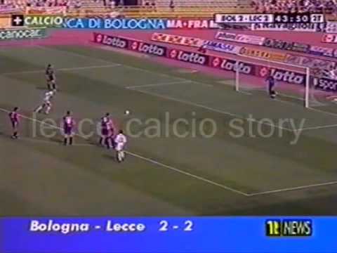 Il rigore malamente fallito da Klas Ingesson in Bologna-LECCE 2 a 2 del 10 giugno 2001