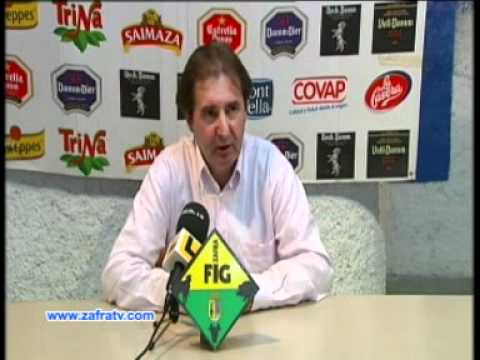 C. D. Díter Zafra 2 - 0 Imperio C. P., rueda de prensa