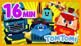 Download lagu BEST Vehicles Songs Compilation🚗🚑🚒🚅 | 16min✨ | Kids Song | Preschool Songs | TOMTOMI mp3