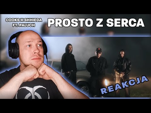 Metal słucha rapu🔴COOKS x SHHIEDA ft. PALUCH - Prosto z serca💗REAKCJA