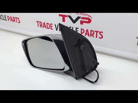 Fits Nissan Pathfinder 2005-2014 Door Wing Mirror Manual Chrome Passenger Side video