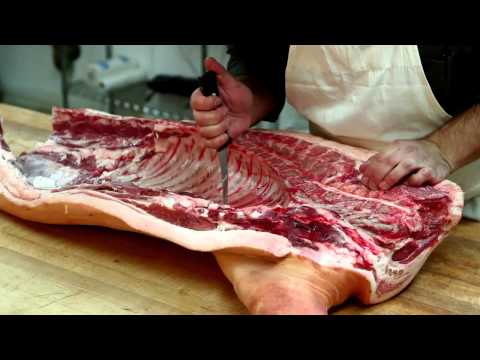 A Butcher Takes Apart a Whole Pig - Better Bacon Book