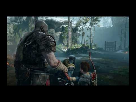 God of War walkthrough part 2- Exploring the Island (PS4 Pro) 1080p