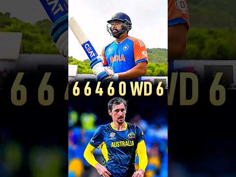 Rohit Sharma vs Mitchell Starc 🔥⚠️ #rohitsharma #mitchellstarc #indvsaus #cricket #shorts #trending