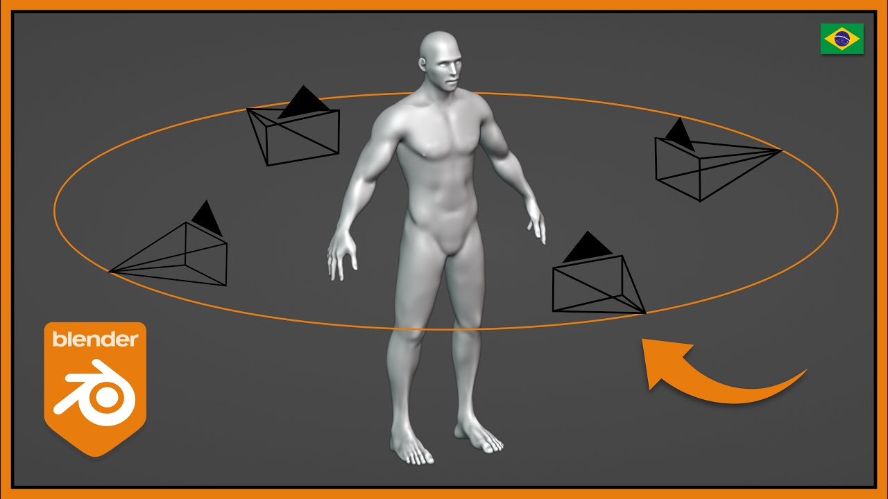 Como animar 360° (GRAUS) em loop no Blender 3D