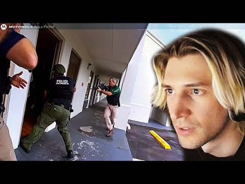 SWAT Team Responds to Man's 3rd Bank Robbery | xQc Reacts